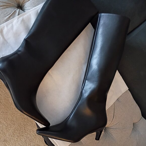 NEVER WORN French Connection Becky Kitten Heel Boot ( Black)  Size 10 Women USA - Picture 4 of 5